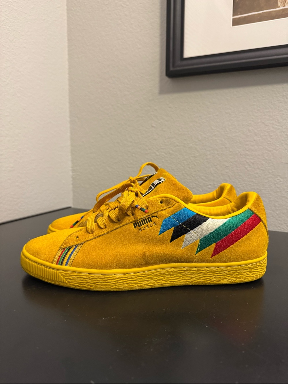 Puma 2018 Suede‎ 'PWR Thru Peace Africa' Spectre Yellow